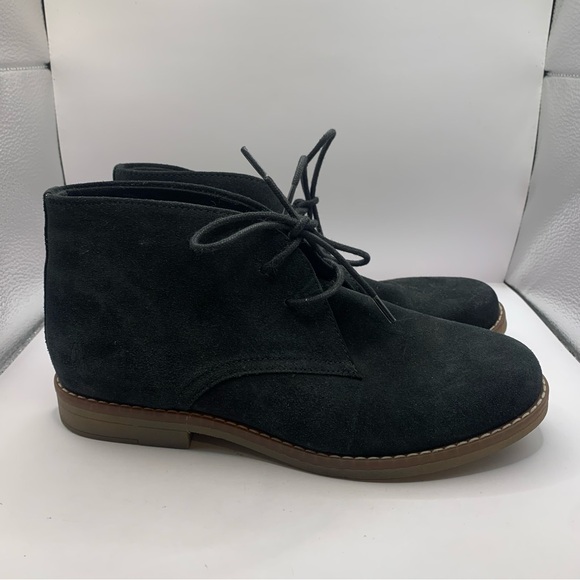 Hush Puppies Shoes - Hush Puppies Boots  9.5 Moyen Chukka Ankle Lace Up Black Leather